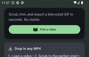 Vid2Gif screenshot 1