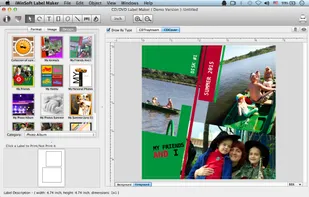 iWinSoft CD/DVD Label Maker for Mac screenshot 2