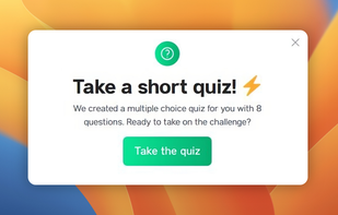 Generate interactive quizzes