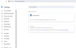 ungoogled-chromium screenshot 1