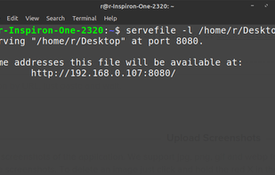 servefile screenshot 1