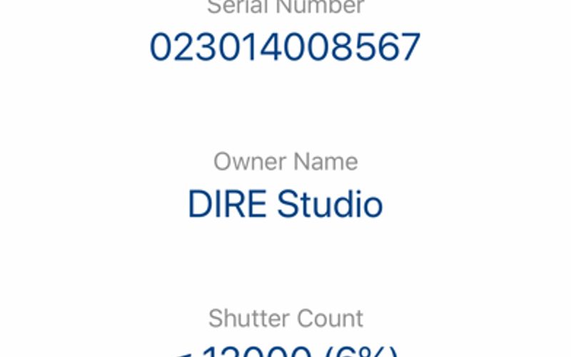 ShutterCount Live View Pack — DIRE Studio