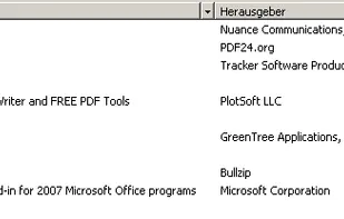 Only 2.41 MB space demand on the harddisk