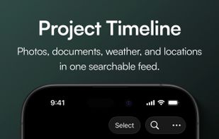 Photos, documents, weather, and locations in one  searchable feed.