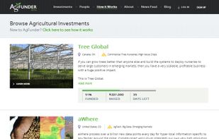 AgFunder screenshot 1