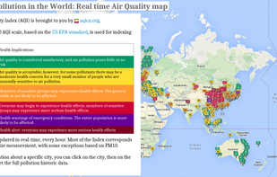 World Air Quality Index screenshot 1