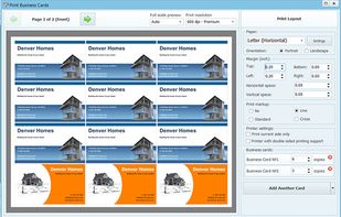 AMS Business Card Maker screenshot 2