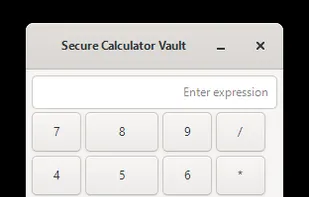 on click to the set user can set password. on click to the change user can change password. write password on calculator and click equal to open the app.
