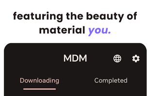 MDM: Material Download Manager screenshot 1
