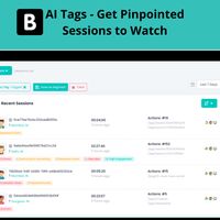 No Bandwidth - Use our smart AI-tags to know which sessions to watch. This reduced the effort to watch sessions by 95%. 
