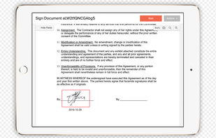 eversign screenshot 1