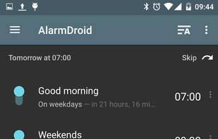 AlarmDroid screenshot 1