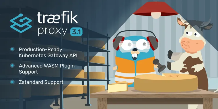 Traefik Proxy 3.1 released with enhanced WASM and Kubernetes Gateway API integrations image