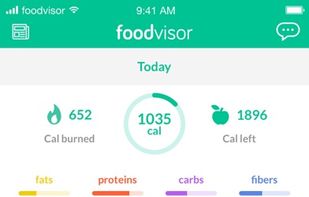 Foodvisor screenshot 1