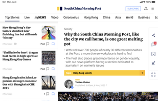 South China Morning Post screenshot 1