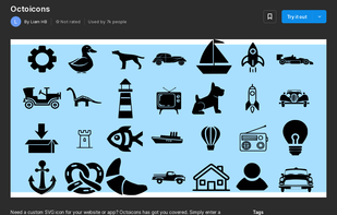 Octoicons screenshot 1