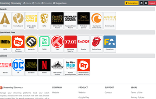 Award suggestions and specialized lists