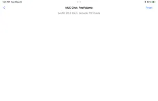 MLC LLM screenshot 2