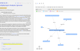 A full screen view of TiddlyRoam.