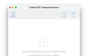 Cisdem PDF Password Remover screenshot 1