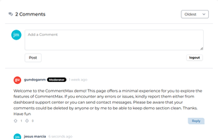 CommentMax screenshot 1