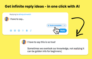 Get infinite reply ideas