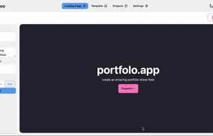 Portfolo screenshot 1