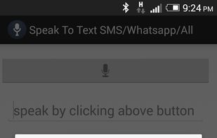 Speech To Text for SMS/Whatsapp screenshot 1
