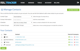 RBLTracker screenshot 2