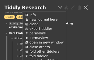 Tiddly Research screenshot 1