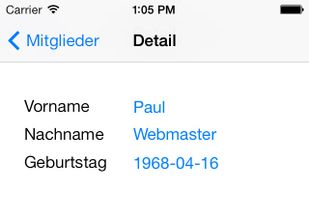 Admidio screenshot 3