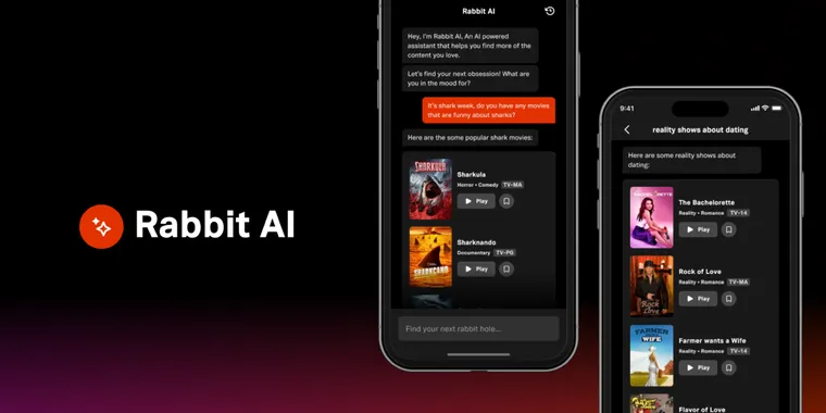 Tubi introduces 'Rabbit AI', a GPT-4 powered content discovery feature image
