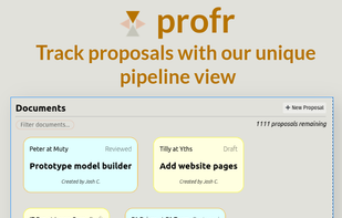 Track proposals with pipeline view