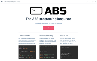 ABS Programming Language screenshot 1