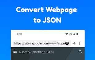 show the terms and conditions for using Webpage to JSON converter