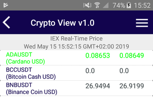 CryptoView screenshot 2