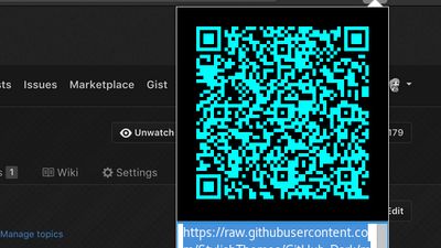 You can adjust the QR code to your theme.