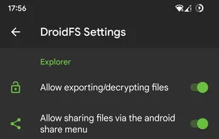 DroidFS screenshot 3