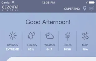 Eczema Tracker screenshot 1