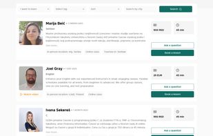 List of tutors