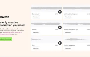 AudioJungle screenshot 2