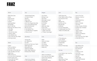 FAVZ – One-Page Link Directory screenshot 1