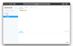 Storybook screenshot 1