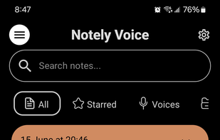 Notely Voice screenshot 1