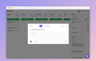 One of the integrations is to Trello where you can pull in your tasks to easily manage them within Planzer.io.