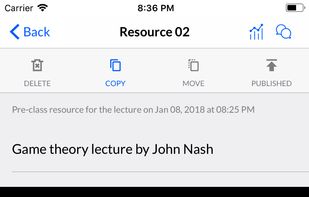 Share content in realtime - videos, files, links, text - assign as classwork or homework
