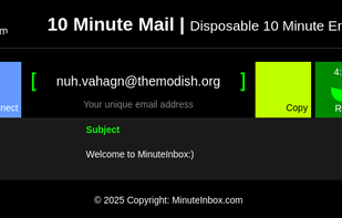 MinuteInbox screenshot 1