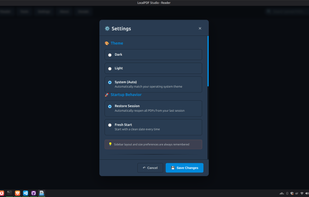 Settings and customization