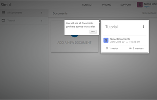 Simul Documents screenshot 1