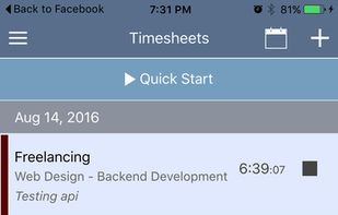 Log My Hours screenshot 1